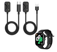 2 PCS USB Charger Cable Compatible with Samsung Galaxy Fit 3, Fast Charging Dock Cord Replacement,Magnetic Charger Cable,1M,USB and Type C