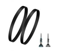 2 Pcs Vacuum Cleaner Belts Replacement Compatible with VAX Dual Power Pet Carpet Cleaner, Black Rubber Closed Loop Drive Belts for Upright Vacuum Cleaners Spare Parts Accessories