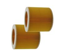 2 Pcs.Vacuum Cleaners Cartridge HEPA Filter Replacement Parts .Compatible For Karcher WD2250 WD3200 MV2 MV3 WD2 WD3