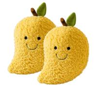 2 Pcs Vegetables Pillow Plush, Soft Kawaii Hugging Pillow Toy, Fruit Stuffed Squishy Cuddly Toy, Cute Plushie Gifts for Stress Relief, Relaxation, Room Decor & Stocking Fiillers for Kids (Style 22)