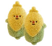 2 Pcs Vegetables Pillow Plush, Soft Kawaii Hugging Pillow Toy, Fruit Stuffed Squishy Cuddly Toy, Cute Plushie Gifts for Stress Relief, Relaxation, Room Decor & Stocking Fiillers for Kids (Style 17)