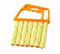 2 Pcs Venetian Blind Cleaner Tool,Orange Blind Cleaners Brush,Blue Efficient Plastic Easy Damp Cleaning Duster Tool Suitable for Wooden Venetian Blinds,Window Slat and Air Conditioners (Orange)