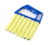 2 Pcs Venetian Blind Cleaner Tool,Orange Blind Cleaners Brush,Blue Efficient Plastic Easy Damp Cleaning Duster Tool Suitable for Wooden Venetian Blinds,Window Slat and Air Conditioners (Blue)