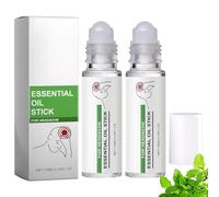 2 Pcs Vertigo Relief Roll On,Fast-Acting Vertigo Oil for Reliving Dizziness and Rebalancing Your Body,Fresh Scent for Relaxation and Daily Comfort