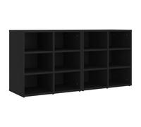 (2 pcs) vidaXL Shoe Cabinet Hallway Wall Mounted Shoe Storage Rack Shelf Cupboard
