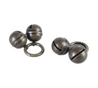 2 Pcs Vintage Brass Rattling Bell Copper Cat Small Collar Pet Fashion Accessories Pet Position Tracker