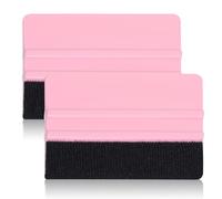 2 Pcs Vinyl Squeegee Tool, Felt Squeegee Vinyls Scraper Tool, 4 Inch Vinyl Wrap Tools, Smoothing Suede Felt Squeegees for Wallpaper, Car, DIY Crafting