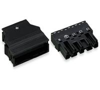 2 pcs - Wago 770 Series Lighting Connector, 5-Pole, Male, 5-Way, Cable Mount, 2