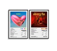 2 PCS Wall Art Fontaines Music Dc Album Poster Poster Wall Art Canvas Posters Room Decorative Aesthetic Poster Print Decor Posters 08x12inch(20x30cm) Style