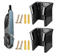 2 Pcs Wall Mount Vacuum Holder/Docking Station/Cordless Organizer, Fit for Shark Ultra Cyclone Handheld Vacuum CH700, CH900, CH950 Series Models, W/Screws & Drywall Anchors,Save Space & Reduce Clutter