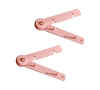 2 Pcs Wall Mounted Glove Clips Disposable Glove Dispenser for Food Service Area Sanitary Kitchen Commercial Rack Hanging Clips