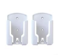 2 Pcs Wall Mounted Remote Control Holder For Tv Air Conditioner Office Strong Storage Rack White Black Gold Gray Build(White)