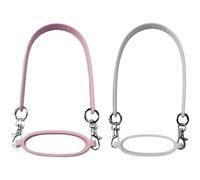2 Pcs Water Bottle Handle with Strap Set, Pink and White Cup Accessories, Compatible with Stanley, 7.9 in Water Bottle Sling, 3.5 in Diameter Water Bottle Carrier, Easy Carry