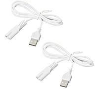 2 PCS Water Flosser Charger Cables, 100cm Portable USB Replacement Charging Cord for Water Flosser - Compatible with FC156 FC159 FC1591 FC256 FC259/Shaver Hair Clipper Flashlight