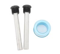 2 Pcs Water Heater Anode Rods 1/2in NPT Thread Magnesium Replacement Anode Rods for Most RV Hot Water Heaters Durable
