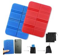 2 Pcs Waterproof And Foldable Outdoor Sit Mat, Portable Hiking Seat Pad, Hiking Seat Pad, Sit Pad, Folding Sit Mat, For Moisture Resistant Outdoor Hiking Camping Picnic Park Folding Seat Cushion