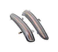 2 PCS Waterproof Dynamic Turn Signal Lights for Peugeot 2008 A94 2013-2019, LED Sequential Side Mirror Indicators Anti-Vibration Water Flow Design,Transparent
