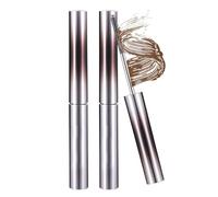 2 PCS Waterproof Fibre Mascara, Iron Wand Mascara Brown, Mascara Water-proof, Waterproof Tubing Mascara Brown, Instant Lash Lift Effect, Up To 24h Hold, Does Not Flake Off, Smudge Resistant