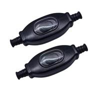 2 Pcs Waterproof Inline Rocker Switch Cord Switch 250v Outdoor Inline Switch Inline Push Button Switch for Lamps Electrical Appliances Transformers