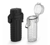 2 Pcs Waterproof Lighter Case Cover Holder for BIC Regular Lighters Sleeve