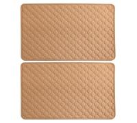 2 PCS Waterproof Seat Protector Pads, Washable Incontinence Pads for Kids Adults, Non-Slip Absorbent Chair Protector for Sofa, Wheelchair, Armchair, Car Seat (Khaki,45x60cm)