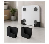 2 Pcs Weight Scale Stand for Beurer BF 195 | 2-Piece Bathroom Scale Wall Mount Holder No-Drill Self-Adhesive Weighing Scale Storage Brackets Adjustable Spacing