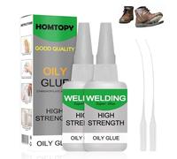 2 PCS Welding High Strength Oily Glue, 2025 New Multifunctional Glue Powerful Universal Super Fast Repair, Welding High-Strength Oily for Metal, Wood, Glass, Ceramics, Leather