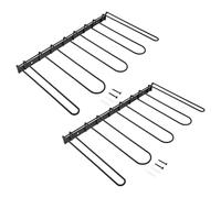2 Pcs Welly Boot Rack,Wall Mounted Welly Boots Stand for 4 Pairs,Metal Shoe Storage Rack for Outdoor and Indoor, Sturdy Metal Wader Hangers Boot Organizer for Entryway, Garage, Mudroom