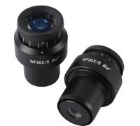 2 PCS WF30X/8 Microscope Eyepieces 30mm Interface Wide-Field High eye Point Eyepiece