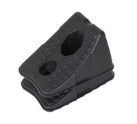 2 Pcs Wheel Chocks Replaces Rubber Wheel Chocks for Car Auto Trailer 22x15x12.5cm black