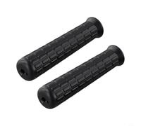 2 Pcs Wheelbarrow Handle Grips, Black Rubber Handcart Covers with Non Slip Tube Sleeves, Shock Absorbing Barrow Parts for Garden Trolley Replacements(122 x 32mm)