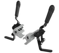 2 Pcs Wheelchair Brake Hand Lock Side Mount Aluminium Alloy | Fits 25mm Tubes, Easy Operation, Parking Control for Power Chairs, Transport Models, Indoor Use and Incline Positioning