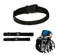 2 PCS Wheelchair Lap Strap, 66in/170cm Wheelchair Seatbelt Adjustable Buckle Strap Armchair Belt Waist Seatbelt Restraint Safety for Mobility Scooter Elderly Patients Baby Stroller Nylon
