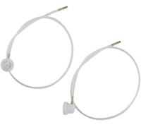 2 PCS White 360 Degree Nozzle Extension Hose Fit for Aerosol Cans Spray,Body Repair Paint Spray Guns Paint Guns and Accessories
