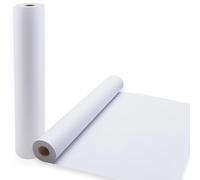 2 pcs White Paper Roll 80gsm, 43cm x 20m, Recycled Thick Art Paper Roll for Drawing, Painting, Sketching, Backdrop, Making Posters, Notice Boards and Large Art Work
