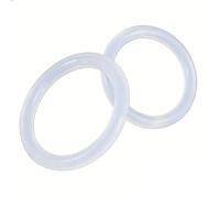 2 Pcs White Rubber O-ring, 420.6mm OD 410mm ID 5.3mm Wire Diameter, Replacement Seals