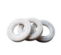 2 Pcs White Rubber TC Skeleton Oil Seal, 25x47x8mm