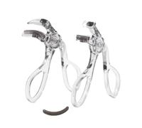 2 Pcs Wide-Angles Eyelash Curler Partial Lash Curler Eyelashes Curler with Comb Eyelash Curling Eyelash Tool for Long Lasting