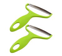 2 Pcs Wide Mouth Peelers Multifunctional Cabbage Graters Vegetables Fruit Stainless Steel Cutters for Vegetable and Fruit