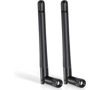 2 Pcs WiFi Antenna RP-SMA WiFi Aerial 2.4GHz 5GHz 5.8GHz 3dBi MIMO RP-SMA Male Antenna for Router, Wireless Network Card, USB Adapter, Video Surveillance Monitor, Bluetooth