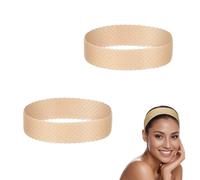2 Pcs Wig Band to Hold Wig in Place,Adjustable Elastic Silicone Wig Grip Headband,Seamless Dark Brown Wig Headband,Reusable Wig Fix Band,Sports Yoga Wig Hairband,for Girls Boys Fix Wig