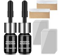 2 PCS Windscreen Repair Resin - Fix Chips & Cracks Easily DIY Windshield Repair Kit with Nano Fluid for Long-Lasting Results. Works on All Crack Types. Quick, Durable, Automotive Glass Solution