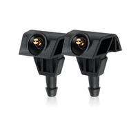 2 PCS Windscreen Washer Nozzles, ABS Plastic, Compatible for Nissan Juke X-Trail Note, 289329U000/289323JA0A, Front Wiper Jet Sprayers Replacement for Car Maintenance