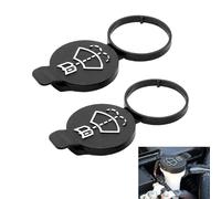 2 Pcs Windshield Wiper Washer Reservoir Fluid Tank Cap, Windscreen Washer Cap, Windshield Wiper Washer Fluid Reservoir Tank Bottle Cap, Fit for Most Car, Universal Vehicle Accessories