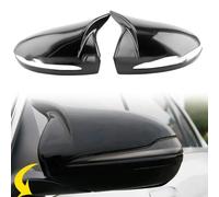 2 Pcs Wing Mirror Cover Cap For Mercedes for Benz W205 W213 W238 X253, Horn Rearview Mirror(Carbon fiber)