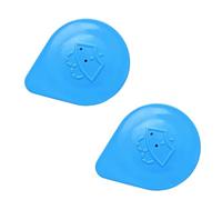 2 Pcs Wiper Wash Reservoir Cap Windscreen Washer Bottle Cap 28913ax600, Windscreen Washer Bottle Cap, E11 Car Windshield Reservoir Plastic Cover Compatible with Nissan Micra,NoteK12 Blue