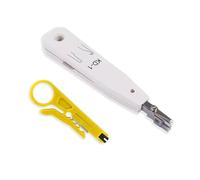 2 Pcs Wire Pliers, Punch Down Tool, Punch Ethernet Down Tool, Ethernet KroneTool for RJ45 Socket Cat5/Cat6/Cat7 & Telephone Cable, Impact IDC Data PunchdownTool with Wire Stripper Combo