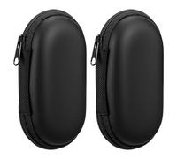 2 Pcs Wired Earphone Case, Earbud Case Holder, Mini-Portable Cases for Headphones Wired Ear, Earbud Cases with Clip