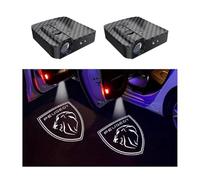 2 Pcs Wireless Projector Car Door Step Courtesy Welcome Lights for Peugeot 3008 5008 208 2008 308 508 SW GT 2020-2022 2023 2024 2025, Projector Light Welcome Courtesy Step Lights Lamps accessories