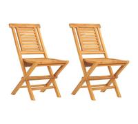 Folding Garden Chairs Outdoor Chair Patio Wooden Chair Solid Wood Teak vidaXL